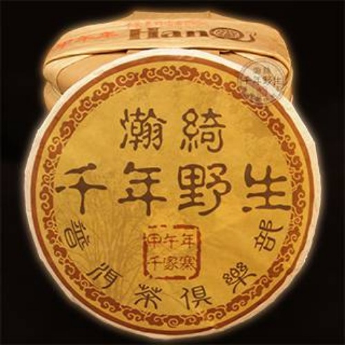 2014正宗千家寨千年野生茶餅